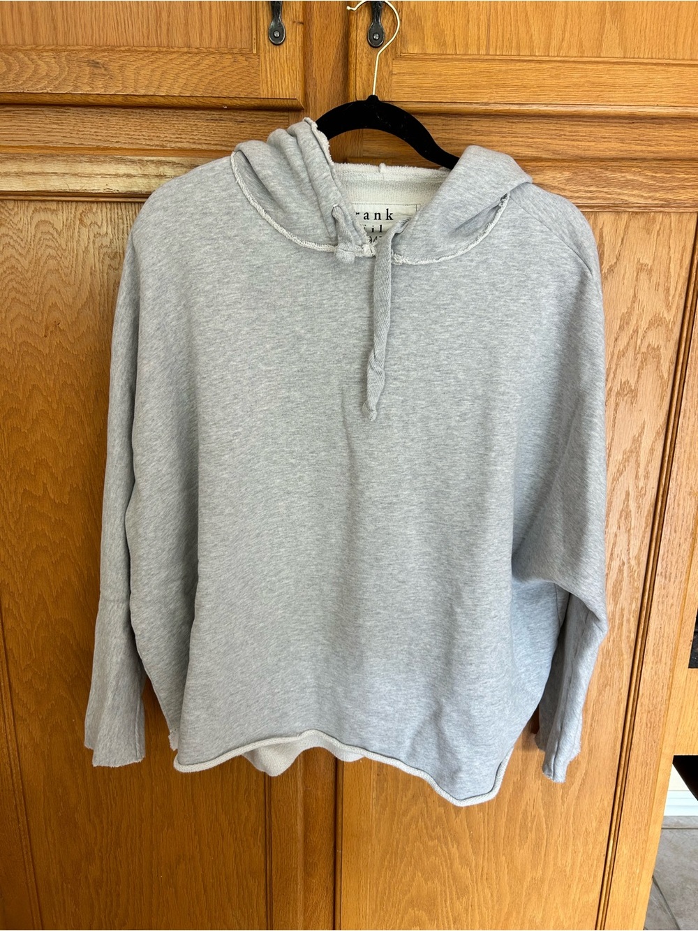Frank & Eileen Heather Gray Hooded Pullover Sweater